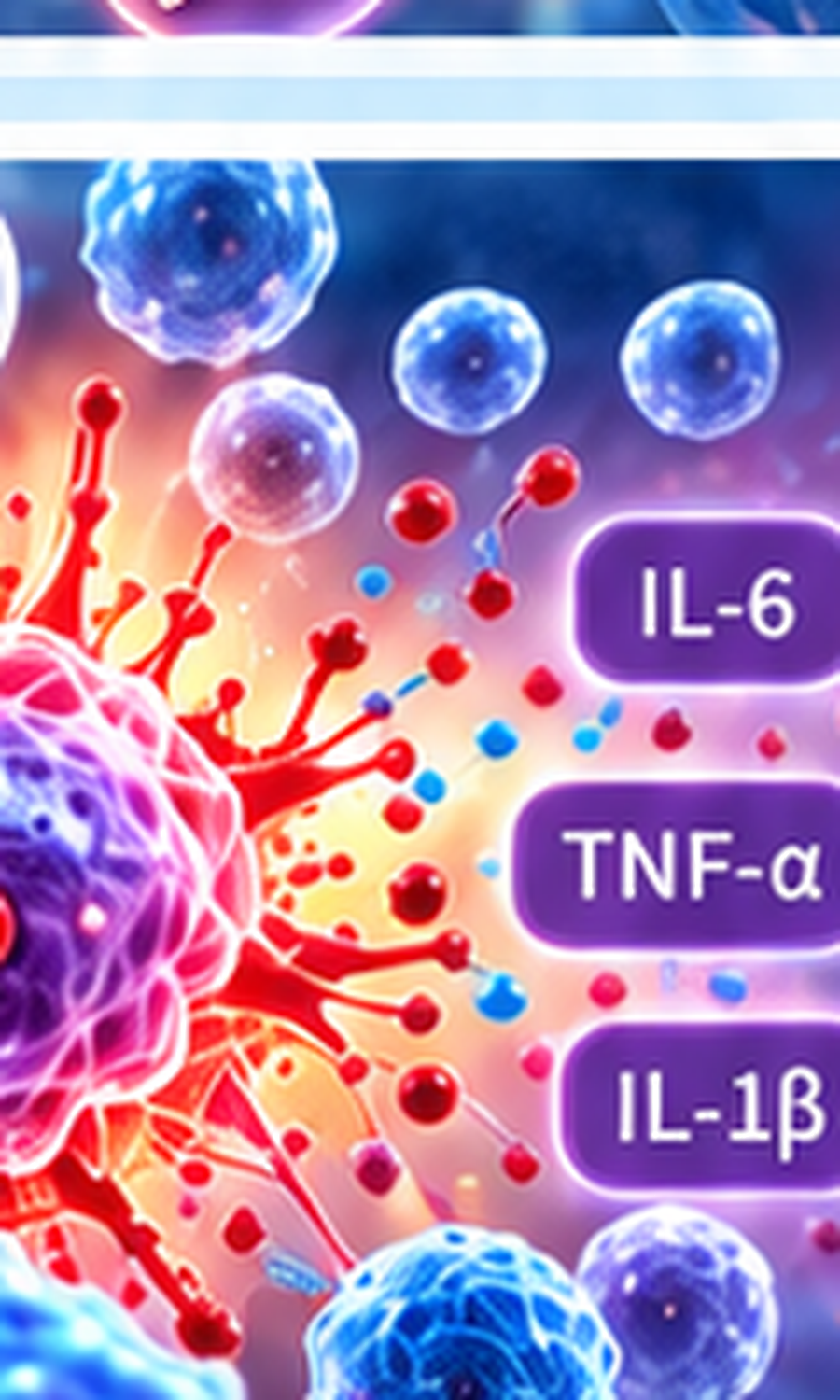 慢性發炎 / Chronic Inflammation 科學示意圖